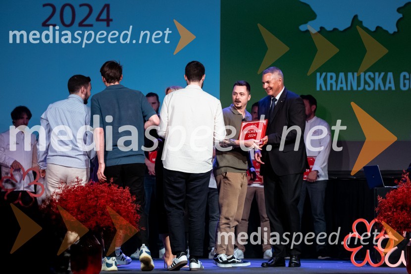  David Žefran, kuhar, Restavracija Milka; mag. Dejan  Židan, državni sekretar na Ministrstvu za gospodarstvo, turizem in športRazglasitev izbora Michelin guide Slovenija 2024