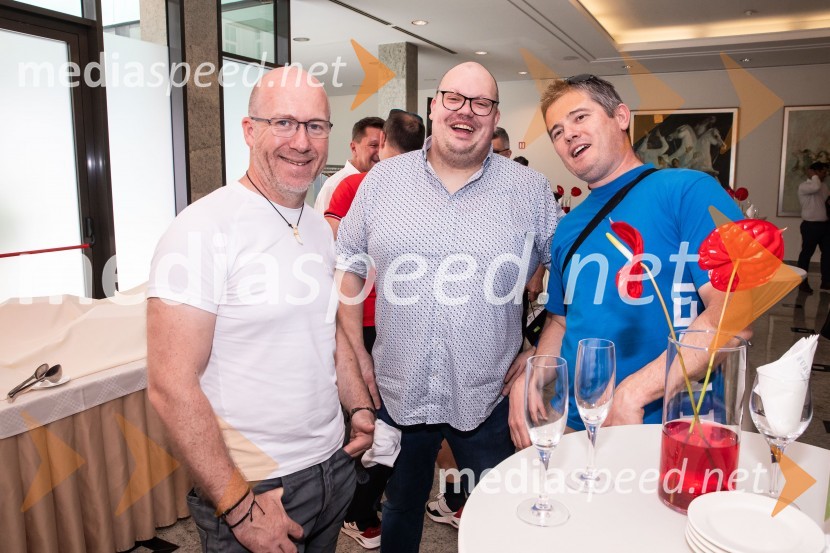  Uroš Štefelin, kuharski mojster, Hiša Linhart Radolca;  Martin Blejec, chef, Bled Rose hotel;  ... Razglasitev izbora Michelin guide Slovenija 2024