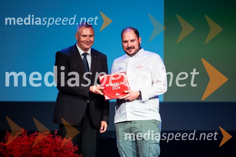 mag. Dejan  Židan, državni sekretar na Ministrstvu za gospodarstvo, turizem in šport;  ... Razglasitev izbora Michelin guide Slovenija 2024
