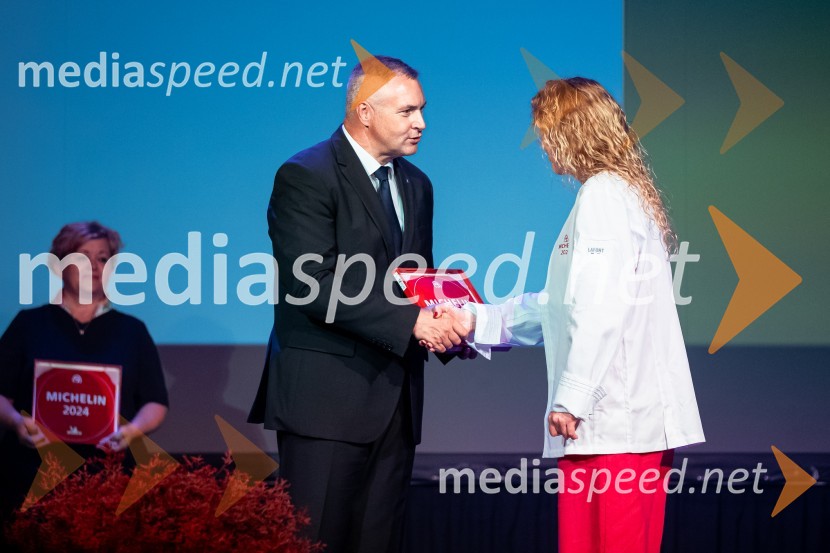 mag. Dejan  Židan, državni sekretar na Ministrstvu za gospodarstvo, turizem in šport;  ... Razglasitev izbora Michelin guide Slovenija 2024