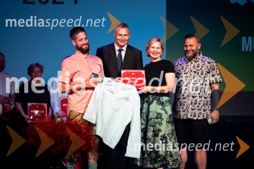  ... ; mag. Dejan  Židan, državni sekretar na Ministrstvu za gospodarstvo, turizem in šport;  ... ;  ... Razglasitev izbora Michelin guide Slovenija 2024