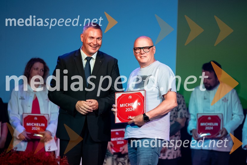 mag. Dejan  Židan, državni sekretar na Ministrstvu za gospodarstvo, turizem in šport;  ... Razglasitev izbora Michelin guide Slovenija 2024