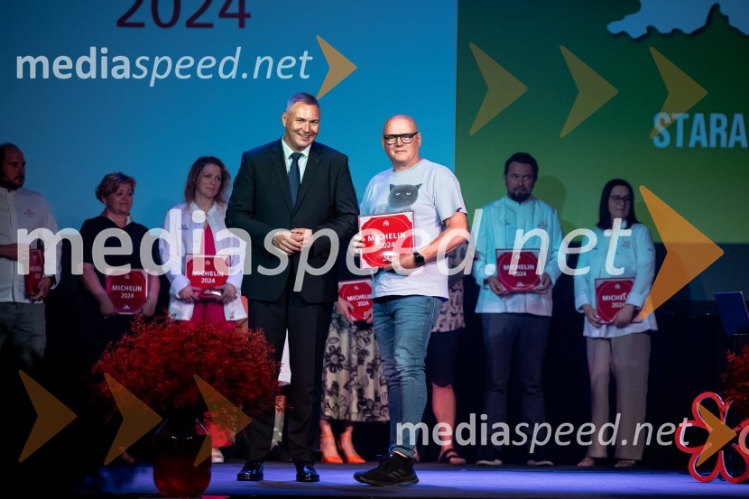 mag. Dejan  Židan, državni sekretar na Ministrstvu za gospodarstvo, turizem in šport;  ... Razglasitev izbora Michelin guide Slovenija 2024