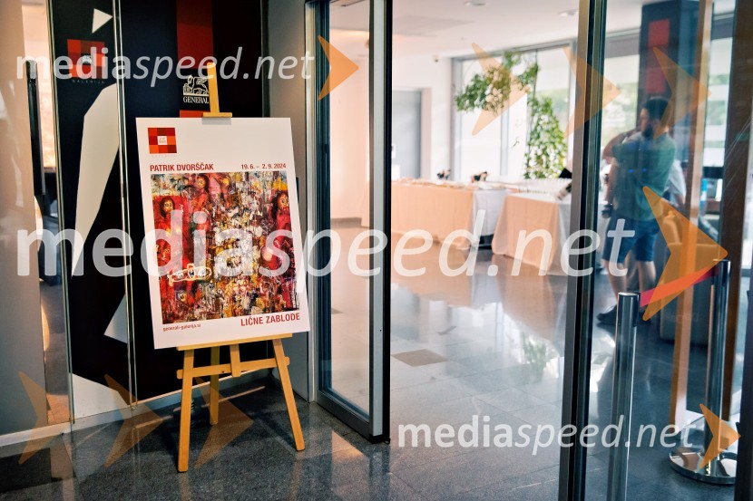 Odprtje razstave Lične zablode slikarja Patrika Dvorščaka