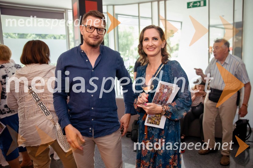  ... ;  Katja Ogrin, kustosinja, Cankarjev domOdprtje razstave Lične zablode slikarja Patrika Dvorščaka