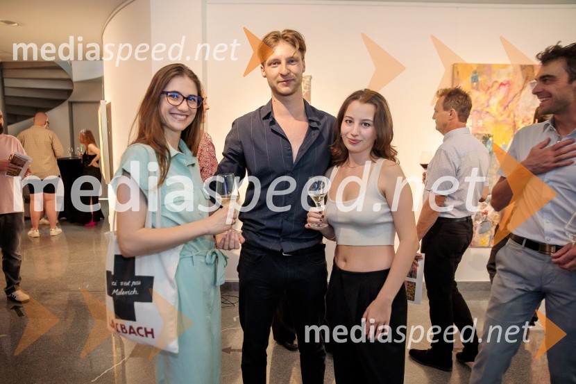  ... ;  Patrik Dvorščak, slikar;  ... Odprtje razstave Lične zablode slikarja Patrika Dvorščaka