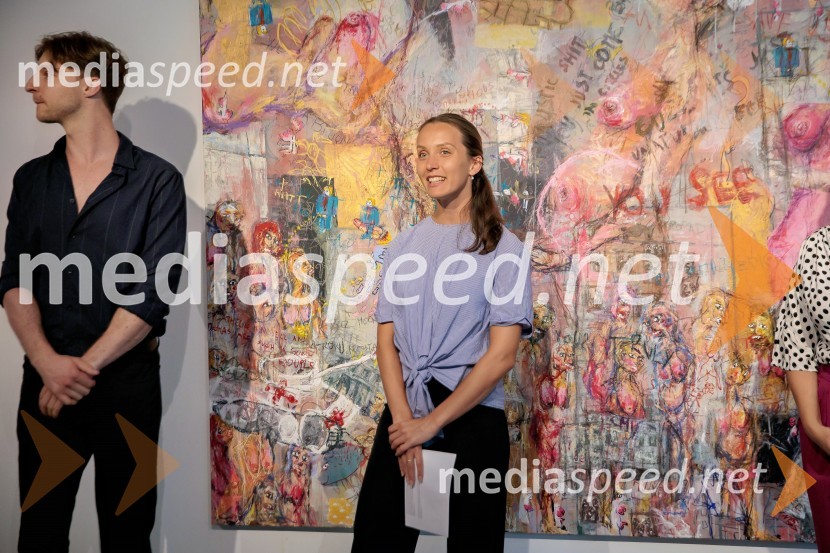  Pia Miklič, likovna kritičarkaOdprtje razstave Lične zablode slikarja Patrika Dvorščaka