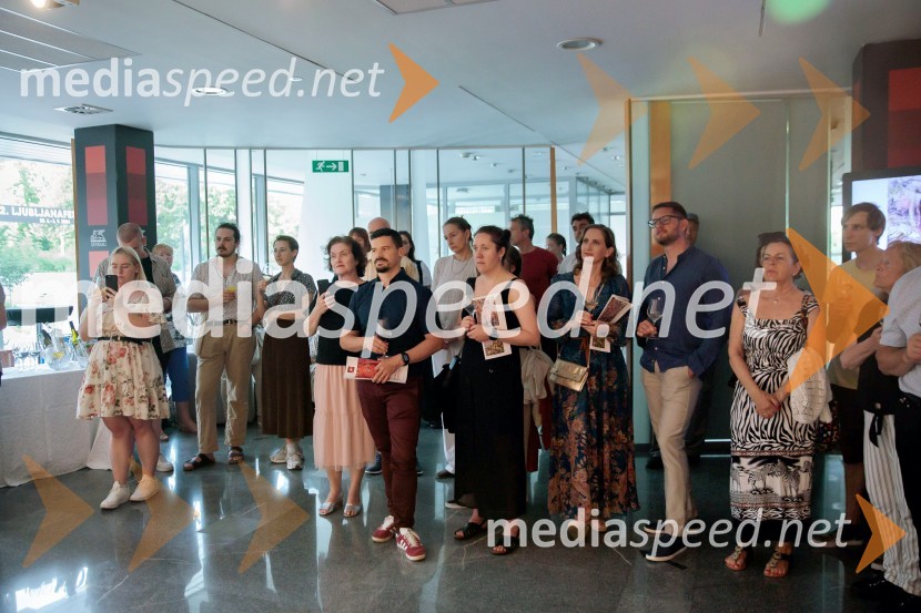 Odprtje razstave Lične zablode slikarja Patrika Dvorščaka