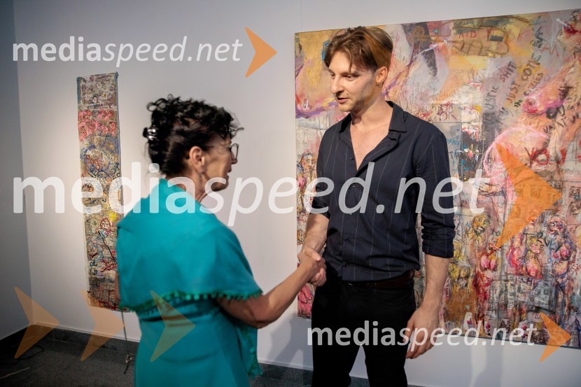  ... ;  Patrik Dvorščak, slikarOdprtje razstave Lične zablode slikarja Patrika Dvorščaka