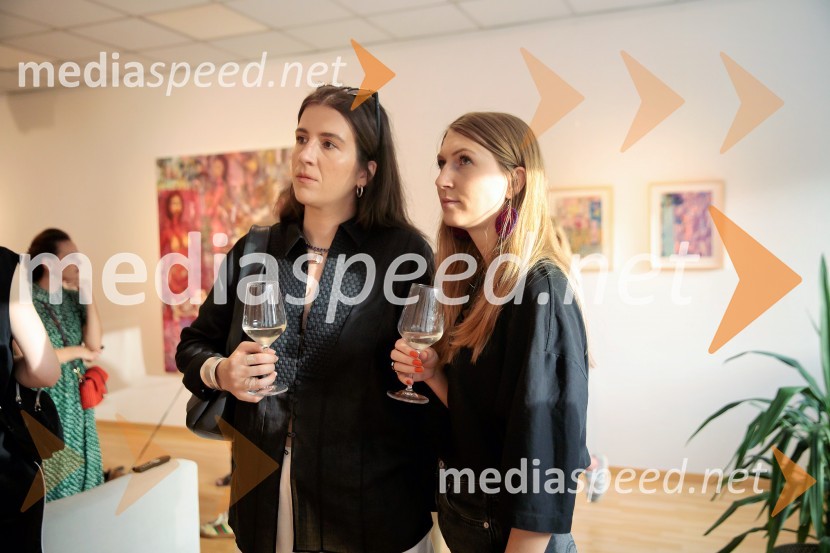 Odprtje razstave Lične zablode slikarja Patrika Dvorščaka