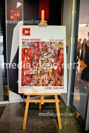 Odprtje razstave Lične zablode slikarja Patrika Dvorščaka