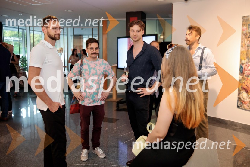  ... ;  ... ;  Patrik Dvorščak, slikar;  ... Odprtje razstave Lične zablode slikarja Patrika Dvorščaka