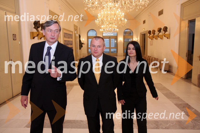 Dr. Danilo Türk, predsednik RS, Franc Kangler, župan Maribora ter njegova soproga TanjaUstavimo nasilje, dobrodelna gala prireditev
