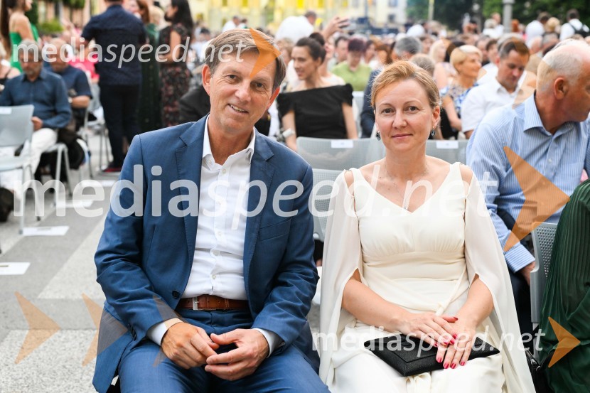 prof. dr. Zdravko Kačič, rektor Univerze v Mariboru;  ... Odprtje 72. Ljubljana festivala s tradicionalnim gala koncertom Poletna noč