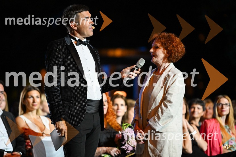  Mario Galunič, TV voditelj;  Ditka Haberl, pevkaOdprtje 72. Ljubljana festivala s tradicionalnim gala koncertom Poletna noč