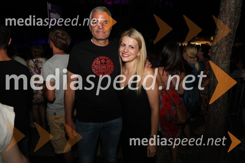  Aleksander Saša Arsenovič, župan, Mestna občina Maribor;  Katja Arsenovič, direktorica Rožmarin Hospitality GroupMagnifico in veliki disko šlager orkester, Lent 2024