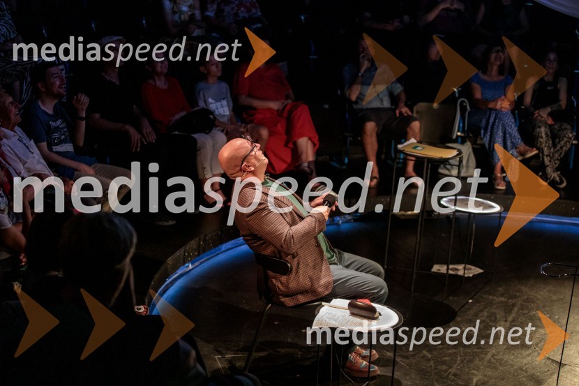  Boštjan Gombač, glasbenikNeandertalčeva piščal, zakaj potrebujemo glasbo, sploh?, premiera v Cankarjevem domu