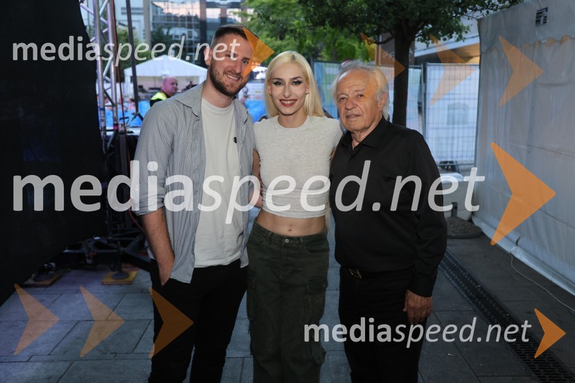  Gregor Ravnik, pevec;  Sara Briški Cirman - Raiven, pevka, harfistka;  Alfi Nipič, pevecVečer slovenske popevke, Lent 2024