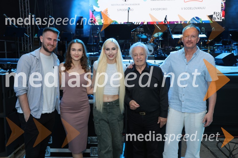  Gregor Ravnik, pevec;  Veronika Strnad, pevka;  Sara Briški Cirman - Raiven, pevka, harfistka;  Alfi Nipič, pevec;  Rudolf Gas, glasbenikVečer slovenske popevke, Lent 2024