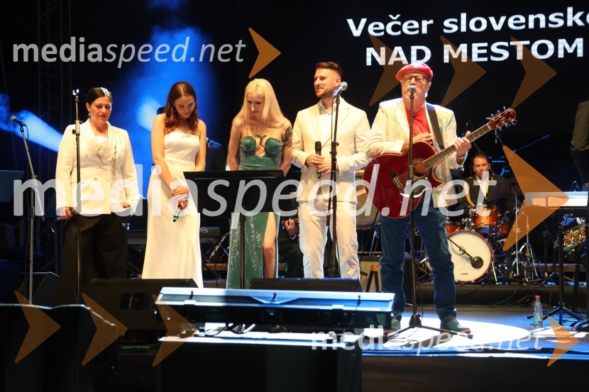  Nuška Drašček, pevka;  Veronika Strnad, pevka;  Sara Briški Cirman - Raiven, pevka, harfistka;  Gregor Ravnik, pevec;  Tomaž Domicelj, glasbenikVečer slovenske popevke, Lent 2024