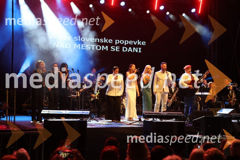  Nuška Drašček, pevka;  Veronika Strnad, pevka;  Sara Briški Cirman - Raiven, pevka, harfistka;  Gregor Ravnik, pevec;  Tomaž Domicelj, glasbenikVečer slovenske popevke, Lent 2024