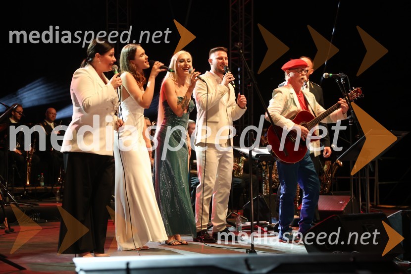  Nuška Drašček, pevka;  Veronika Strnad, pevka;  Sara Briški Cirman - Raiven, pevka, harfistka;  Gregor Ravnik, pevec;  Tomaž Domicelj, glasbenikVečer slovenske popevke, Lent 2024