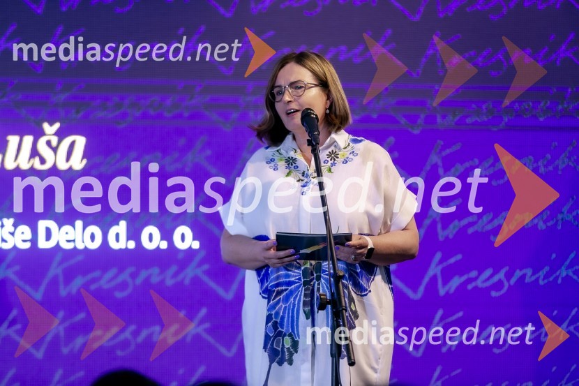  Nataša  Luša, direktorica družbe Delo d.o.o.Kresnika za najboljši roman leta je prejela Anja Mugerli