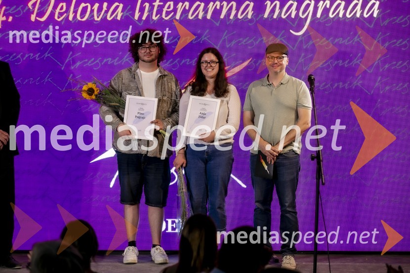  Pino Pograjc;  Anja Zidar; Prof. Dr. Andrej Predin, pisatelj in novinarKresnika za najboljši roman leta je prejela Anja Mugerli