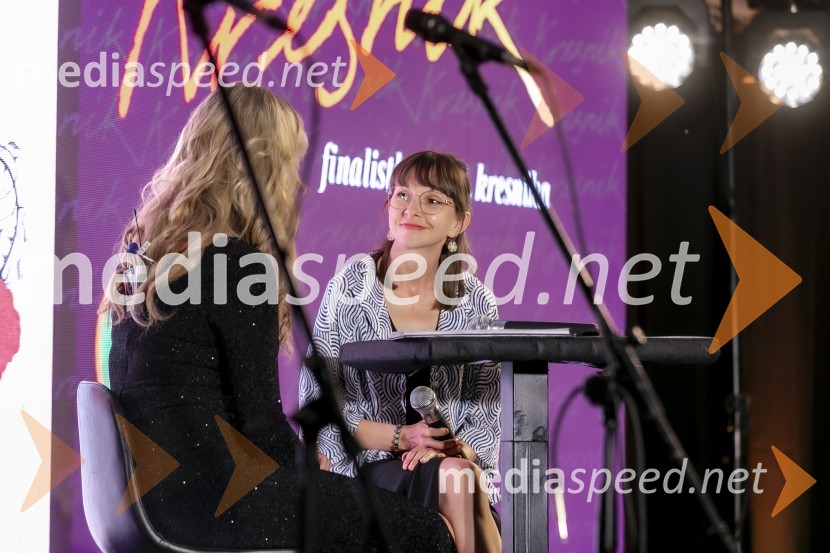  Anja Mugerli, pisateljicaKresnika za najboljši roman leta je prejela Anja Mugerli