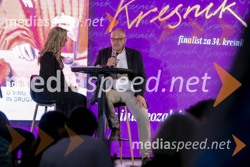 dr. Boris Kolar, biolog in pisateljKresnika za najboljši roman leta je prejela Anja Mugerli