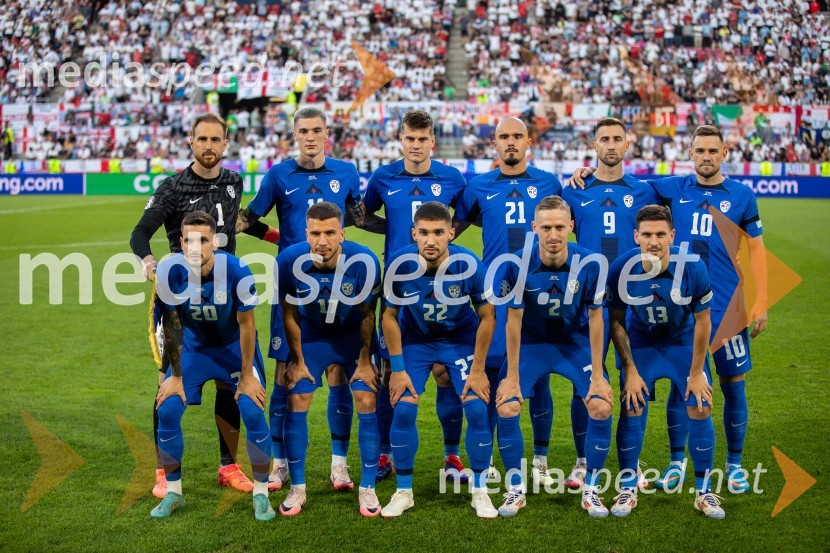  Petar Stojanović, nogometaš;  Jan Oblak, nogometaš;  Benjamin Šeško, nogometaš;  Jan Mlakar, nogometaš;  Jaka Bijol, nogometaš;  Adam Gnezda Čerin, nogometaš;  Vanja Drkušić, nogometaš;  Žan  Karničnik, nogometaš;  Andraž Šporar, nogometaš;  Erik Janža, nogometaš;  Timi Max Elšnik, nogometašSlovenija gre naprej: Slovenci do točke in uvrstitve v osmino finala EURA 2024