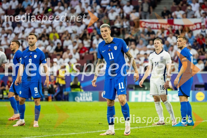  Andraž Šporar, nogometaš;  Benjamin Šeško, nogometaš;  Conor Gallagher, nogometaš, Anglija;  Timi Max Elšnik, nogometašSlovenija gre naprej: Slovenci do točke in uvrstitve v osmino finala EURA 2024