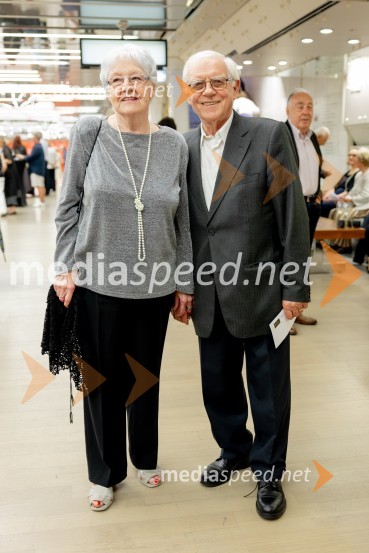  Jana Sodja;  Lovro Sodja, predsednik Društva slovensko-avstrijskega prijateljstvaTosca, najznamenitejša opera na 72. Ljubljana Festivalu