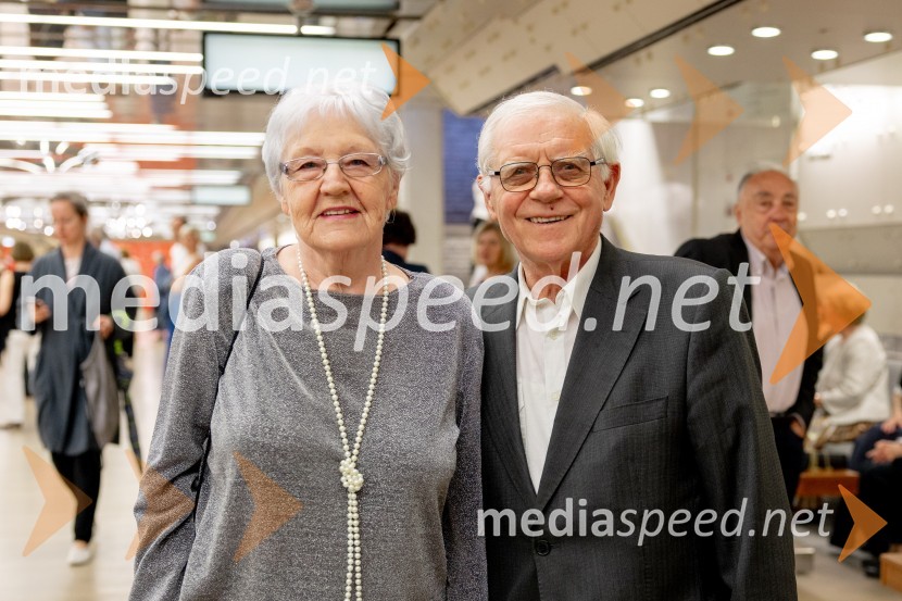  Jana Sodja;  Lovro Sodja, predsednik Društva slovensko-avstrijskega prijateljstvaTosca, najznamenitejša opera na 72. Ljubljana Festivalu