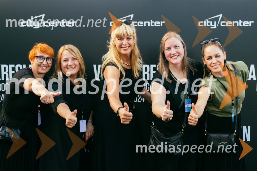  Nena Horvat, vodja marketinga Citycenter Celje;  Geri Tavčer, Citycenter Celje;  Darja Lesjak, center manager, Citycenter Celje;  Špela Božinovič, Prima komunikacije;  Snežana Delakorda, direktorica, Prima komunikacijeVeliki koncert Vlada Kreslina z Malimi bogovi v Citycentru Celje