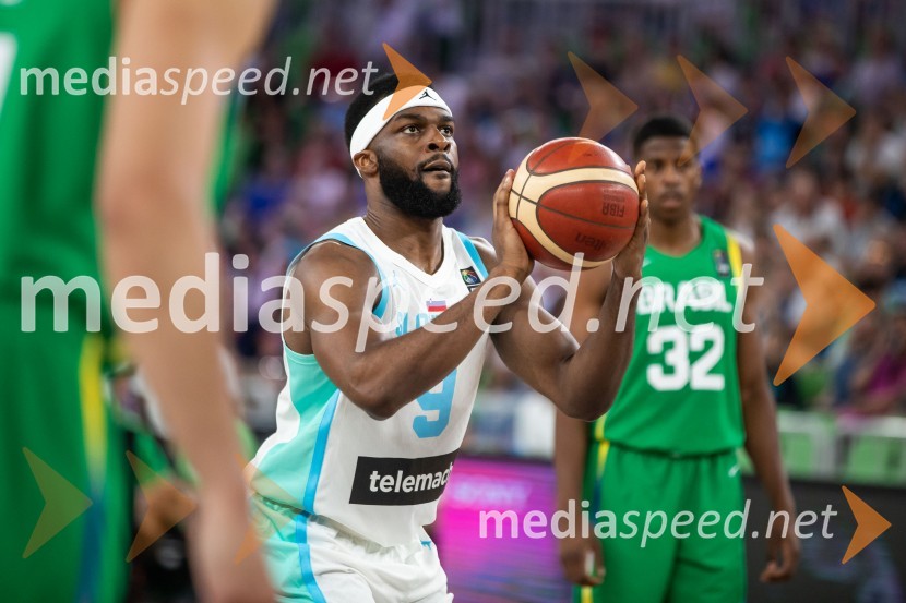  Josh Nebo, košarkarSlovenija na krilih Luke Dončića premagala Brazilijo