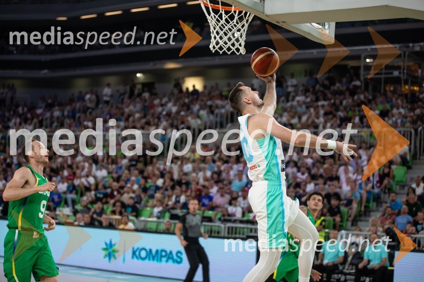  Marcelo Huertas, košarkar, Brazilija;  Zoran Dragić, košarkarSlovenija na krilih Luke Dončića premagala Brazilijo