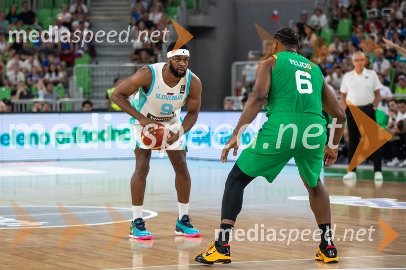  Josh Nebo, košarkar;  Cristiano Felicio, košarkar, BrazilijaSlovenija na krilih Luke Dončića premagala Brazilijo