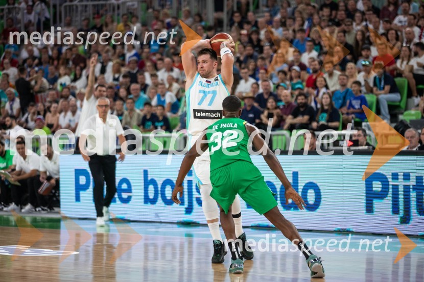  Luka  Dončić, košarkar;  Georginho De Paula, košarkar, BrazilijaSlovenija na krilih Luke Dončića premagala Brazilijo