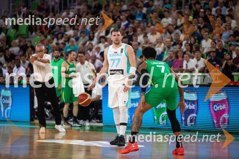  Luka  Dončić, košarkar;  Marcos Louzada, košarkar, BrazilijaSlovenija na krilih Luke Dončića premagala Brazilijo