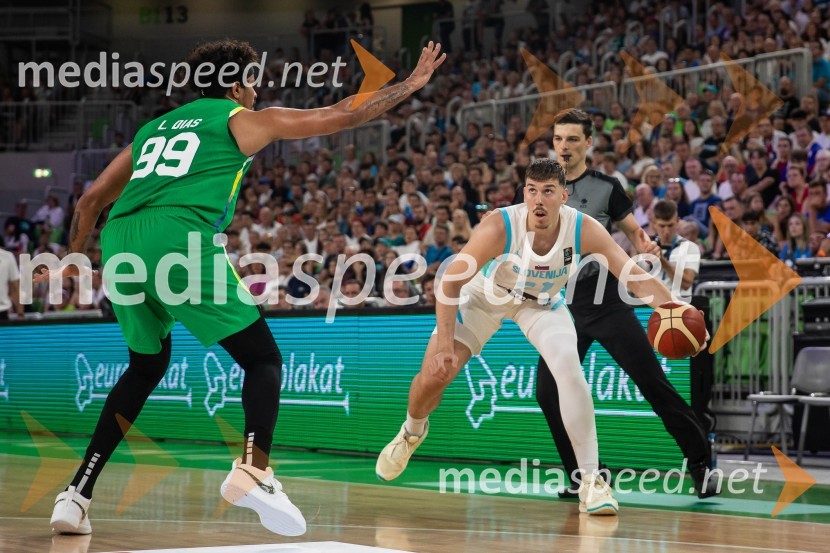  Lucas Dias, košarkar, Brazilija;  Vlatko Čančar, košarkar;  ... Slovenija na krilih Luke Dončića premagala Brazilijo