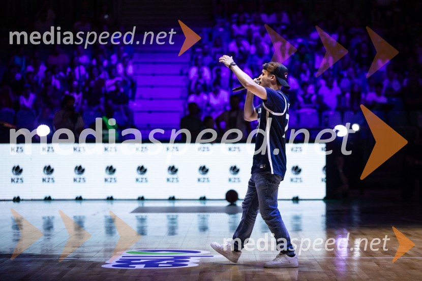  Klemen Kopina, speaker, MCSlovenija na krilih Luke Dončića premagala Brazilijo
