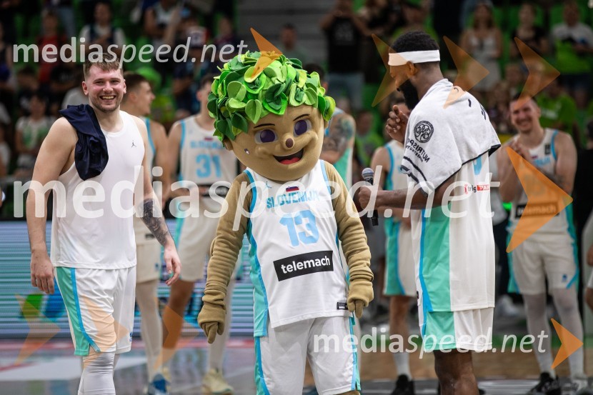 Luka in LipkoSlovenija na krilih Luke Dončića premagala Brazilijo