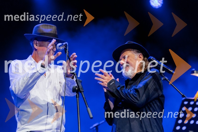  Vlado Kreslin, glasbenik;  Rade Šerbedžija, igralec, glasbenikRade Šerbedžija na 72. Ljubljana Festivalu