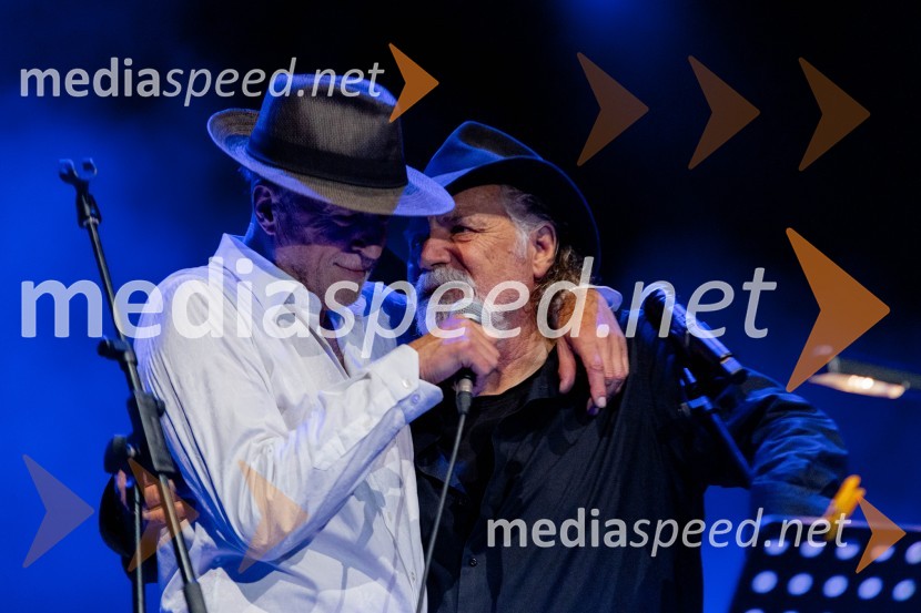  Vlado Kreslin, glasbenik;  Rade Šerbedžija, igralec, glasbenikRade Šerbedžija na 72. Ljubljana Festivalu