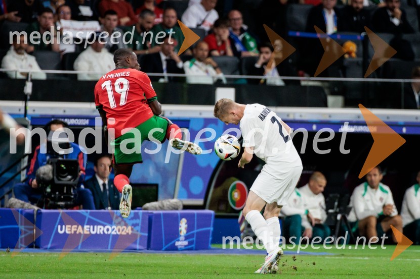  Nuno Mendes, nogometaš, Portugalska;  Žan  Karničnik, nogometašKljub porazu je Slovenija dokazala, da zmore
