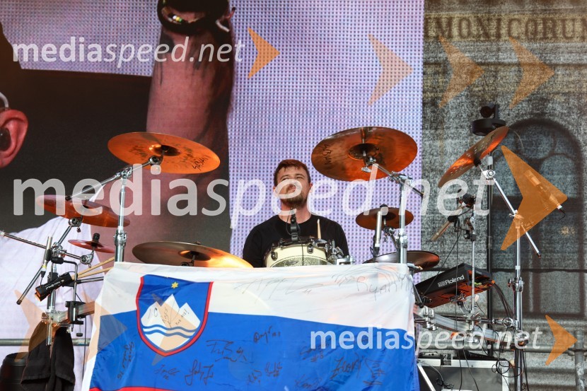 Sprejem naših nogometašev na Kongresnem trgu