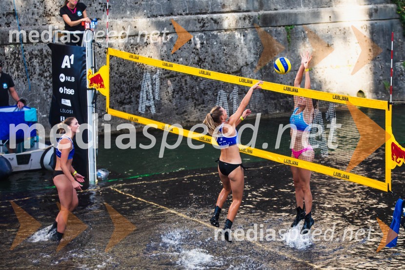 Odbojkarski spektakel na Ljubljanici