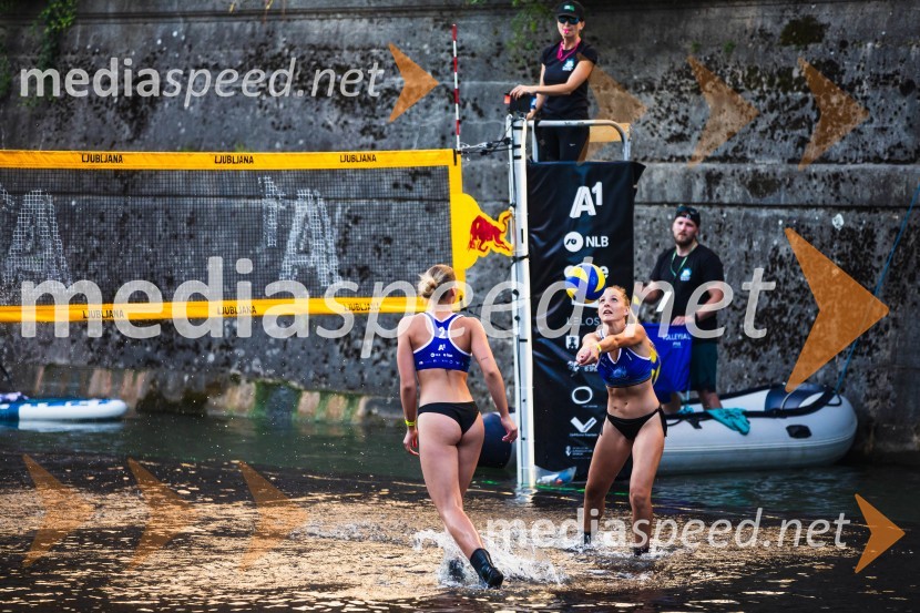 Odbojkarski spektakel na Ljubljanici