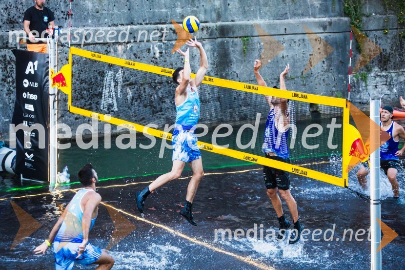 Odbojkarski spektakel na Ljubljanici